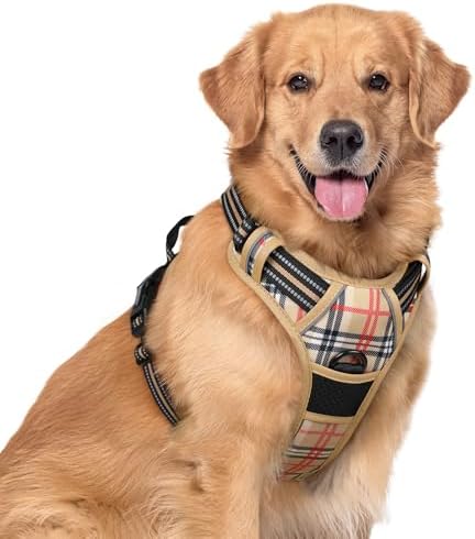 rabbitgoo Dog Harness, No Pull for Large Dogs with 2 Leash Clips, Pet Vest by rabbitgoo