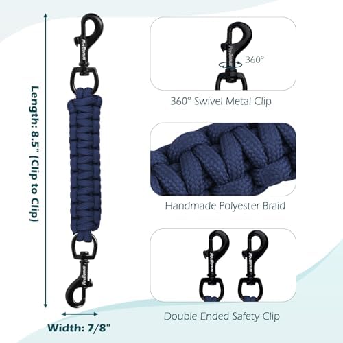 PetBonus Dog Collar Safety Clip, Handmade Prong Collar to Harness Connector - Image 2