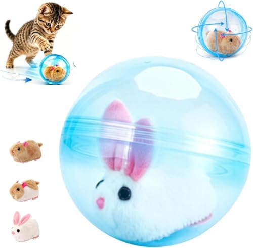 Self-Rolling Interactive Cat Ball 360° Automatic Moving Pet Toy2026 New Self-Rolling Interactive Cat Ball Realistic Animal Automatic Moving Rolling by Unknown