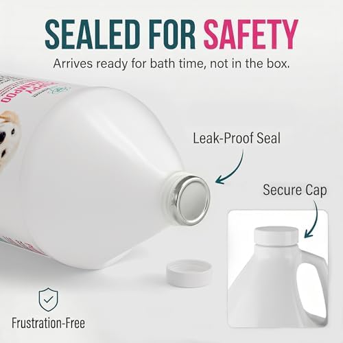 1 Gallon Tearless Puppy Shampoo and Conditioner - Dog Shampoo Itchy Skin Relief - Coconut Oil Oatmeal Shampoo for Dogs - Hypoallergenic Dog Shampoo Sensitive Skin, Made in the USA. - Image 5
