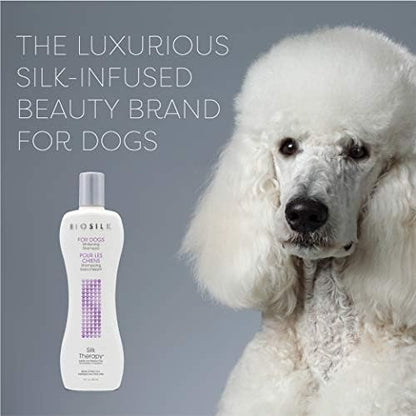 BioSilk for Dogs Silk Therapy Whitening Dog Shampoo, 12 Fl Oz, 6-Pack - Image 4