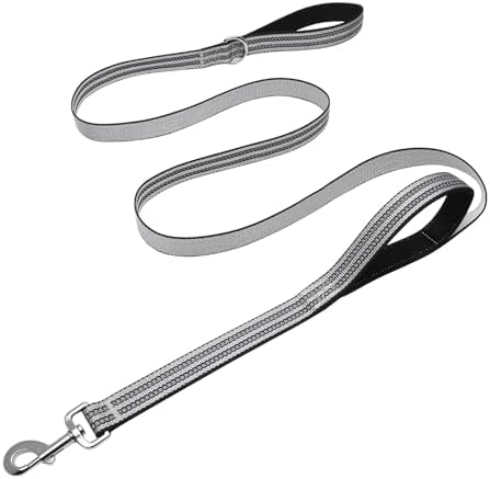 Hikiko 6FT Double Handle Traffic Dog Leash Reflective by Hikiko