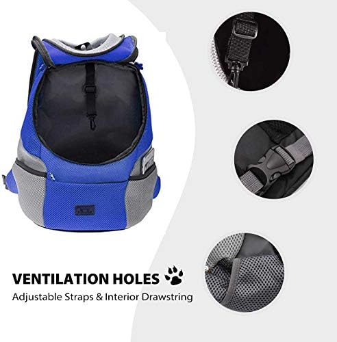 PETCUTE Dog Backpack Carrier Cat Carrier Pet Travel Carriers for Small Dogs and Cats Pet Travel Backpack - Image 5