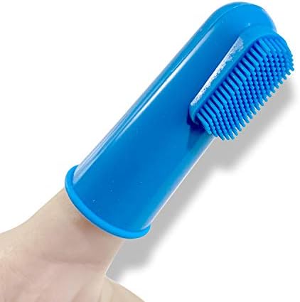Pet Republique Enzymatic Dog Toothpaste Kit with Finger Toothbrushes Cats and Dogs Dental Cleaning Kit - 3.5 oz Beef Flavor Toothpaste, 3 Silicon Finger Toothbrushes, 1 Mini Handle Toothbrush - Image 6