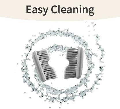 Pet Door Brush for Cat Door and Indoor Door Frame, Self Cleaning Hair Catcher, Gentle Grooming Grey, Plastic and Nylon Bristles (2) - Image 6