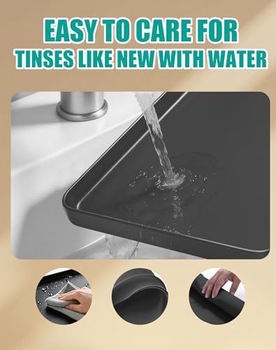 Dog Pee Pad Holder with 4 Holder Clamps, Fits Up to 24" x 24" Training Pads, Silicone Non-Slip Dog Potty Tray, High Edge Puppy Pad Holder Tray for Easy Cleaning, for Puppy Potty Training. Black - Image 6