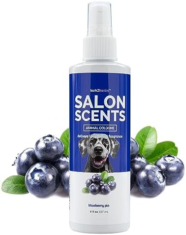 Bark2Basics Salon Scents Dog Cologne Spray and Perfume, Blueberry Pie, 8 oz by Bark2Basics%7CGroomersChoice