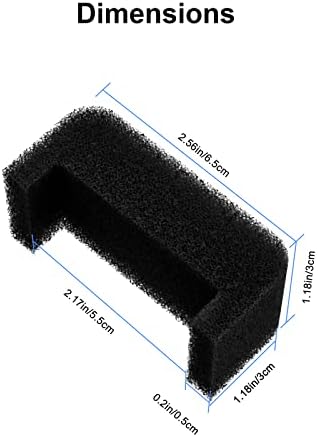 Wonder Creature Cat Water Fountain Sponge Foam Filter Replacement 4 Pack - Image 6