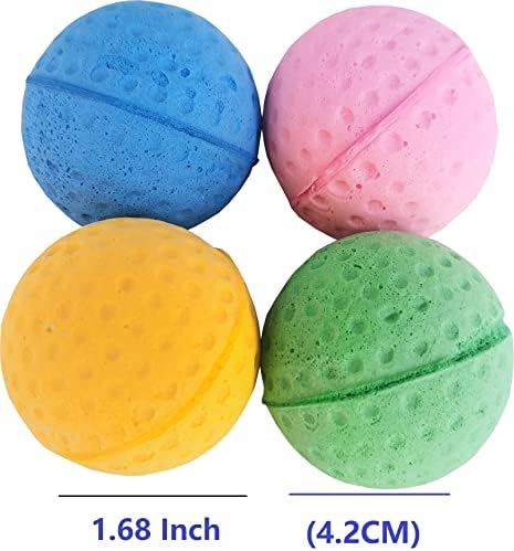 Cat Foam Ball Cat Sponge Ball Toy Soccer Toy (12Pack) - Image 2