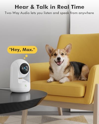 Dzees 2K 360° Indoor Security Camera, Dual-Band WiFi Pet Cam - Image 6