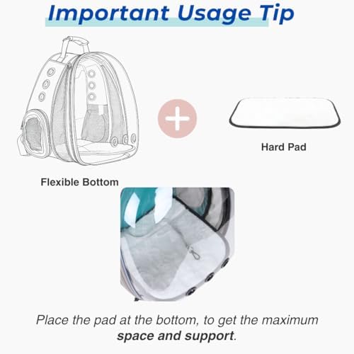 Lollimeow Expandable Cat Backpack Carrier for Large Cats & Small Dogs - Airline Approved Pet Bubble Backpack with Dual-Side Expansion, Perfect for Travel, Hiking & Outdoor Adventures, Up to 16lbs - Image 6