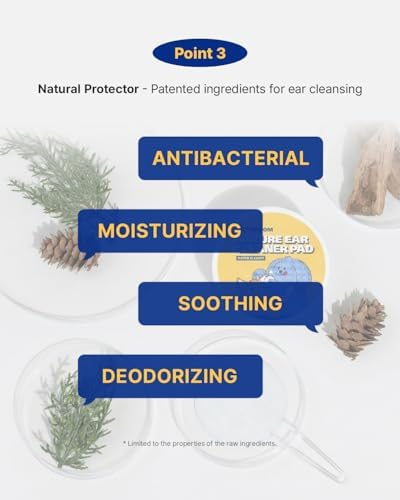PETHROOM Nature Ear Cleaning Pads – Hypoallergenic Microfiber Pads for Dogs & Cats, Gentle Daily Ear Care that Removes Dirt & Wax Safely, 50 Count - Image 6