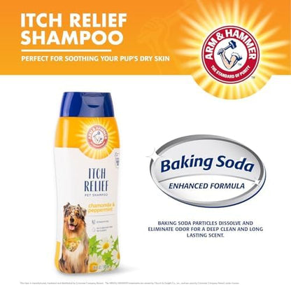 Arm & Hammer Itch Relief Dog Shampoo, Chamomile & Peppermint, 20 Oz, 2-Pk - Image 2