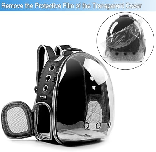 Cat Backpack Carrier Breathable Pet Travel Bag for Cats Dogs Bunny - Image 6