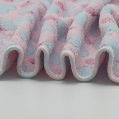 1 Pack 3 Puppy Blankets Super Soft Warm Sleep Mat Love Print Blanket Fluffy Fleece Pet Blanket Flannel Throw Dog Blankets for Small Dogs Puppy Dogs Fluffy Cats,Mix Love-Medium(29"x20") - Image 7
