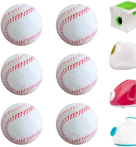 X-Small Dog Tennis Balls Dog Toys Ball 1.72" Pack of 6, Fit Ball Launchers by NICERINCPET