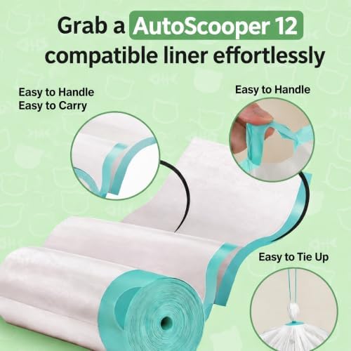 100 Count Cat Litter Bags Compatible with Petpivot Autoscooper 11/12 - Image 3