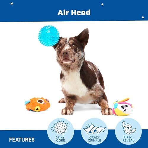 BarkBox Air Head Rip & Reveal Interactive Plush Dog Toy - Image 3