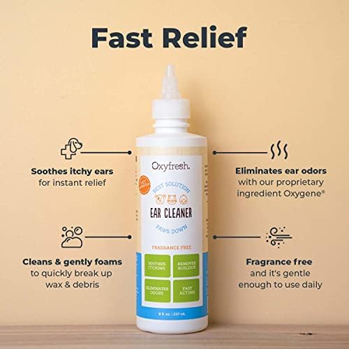 Oxyfresh Advanced Ear Cleanser for Dogs & Cats – Fast Acting Pet Ear Wash - Image 2