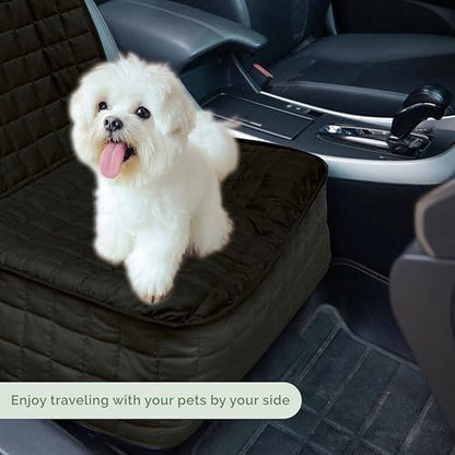 Elegant Comfort Premium Pet Car Seat Cover for Front Seat, Luxury Microfiber Car Seat Protector, Heavy Duty and Durable, Non-Slip and Waterproof Car Seat Cover for Trucks, Cars, and SUVs, Black - Image 2