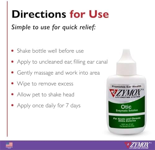 PET KING BRANDS ZYMOX Enzymatic Ear Wipes & Otic Solution Hydrocortisone Free for Dogs & Cats - Product Bundle - For Dirty, Waxy, Smelly Ears & to Soothe Infections, 100 Count Wipes & 1.25oz bottle - Image 4