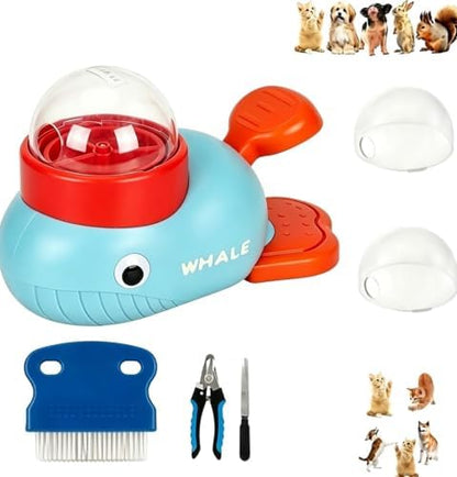 Pet Duck Snack Dispenser, Tear Comb, and Nail Trimmer Set by Unknown