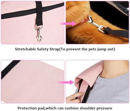 Ownpets XL Dog Sling 15-25lbs, Hands-Free Carrier with Bottom Support Pad - Image 4