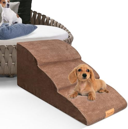 Topmart High Density Extended Foam Dog Ramp&Steps 3 Tiers,15.7" High by Topmart