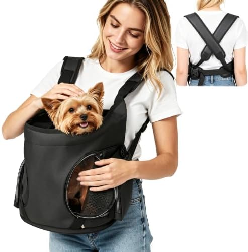 YUDODO 7-15 lbs Dog Front Carrier Backpack, Pet Front Facing Carrier by YUDODO