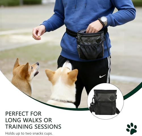 Dog Training Treat Pouch Hands-Free Waterproof with Adjustable Waist Strap - Image 4