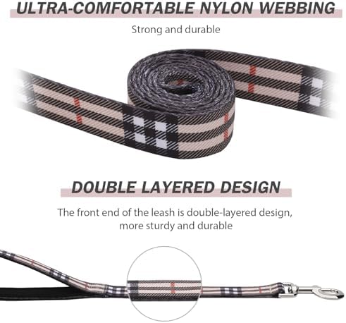 Hikiko 6FT Dog Leash Padded Double Handle with Designed Pattern - Image 2