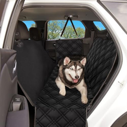 Meadowlark Dog Car Seat Cover, Heavy Duty Hammock, XL Trucks, Black - Image 5