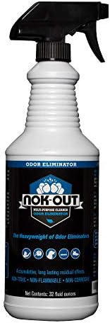 NOK OUT Odor Remover, Pet Deodorizer and Cleaning Spray, Made in the USA, 32 Fluid Ounce Spray by NOKOUT
