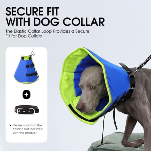 Dog Cones for Medium Dogs, Soft Cone for Dogs to Stop Licking - Image 4
