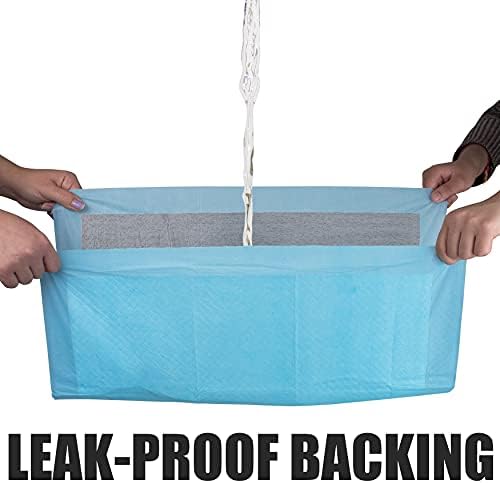 BV Charcoal Puppy Pads 100 Count 22"x22" - Leak-Proof Pee Pads for Dogs with 6-Layer Absorbent Design & Built-in Attractant - Dog Pad with Charcoal for Odor Control, Perfect for Puppies & Senior Dogs - Image 3
