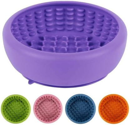 Dog Slow Feeder Lick Bowl, Freeze Lick Mat with Suction Cup by ZOURYNUA