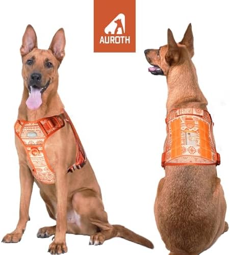 AUROTH Tactical Dog Harness for Large Dogs, Heavy Duty No Pull Pet Vest - Image 2