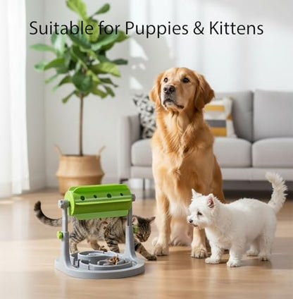 Dog Treat Dispenser Toy, Slow Feeder, Interactive Cat Puzzle Toy - Image 3