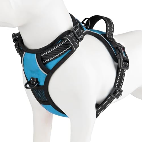 PHOEPET No Pull Dog Harnesses for Small Puppies Reflective Adjustable by PHOEPET