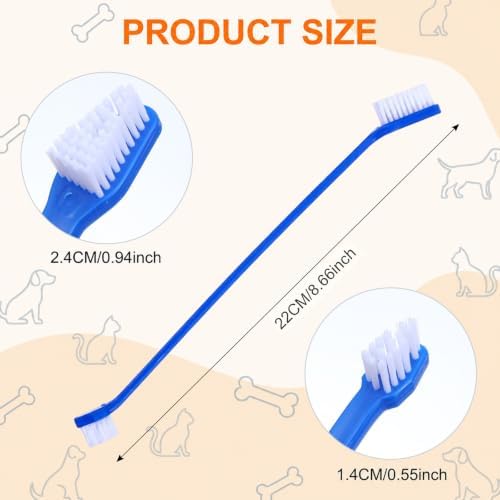 200Pcs Dog Toothbrushes, Dual Headed Dog Tooth Brush Bulk - Image 2