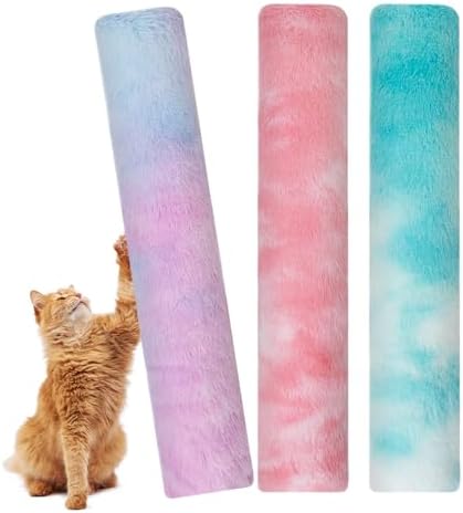 3 Pack Cat Kicker Toy Pillows, Interactive Plush Toys with Catnip Inside, Soft Durable Kick Sticks Teething Chew Toy, Cat Body Pillows for Indoor Cats & Kittens, Promote Exercise, Play & Cuddle by IPTPAS