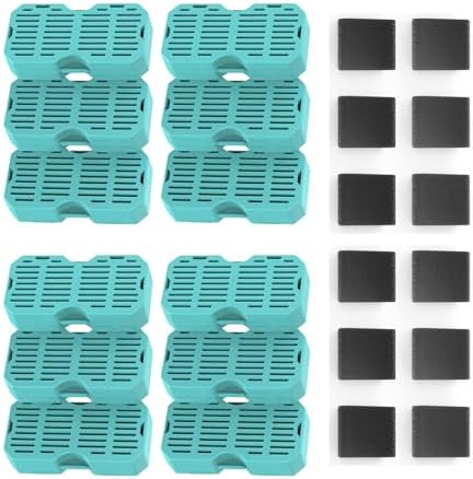 Lawfery 12+12 Pack Cat Water Fountain Filters Replacement by Lawfery