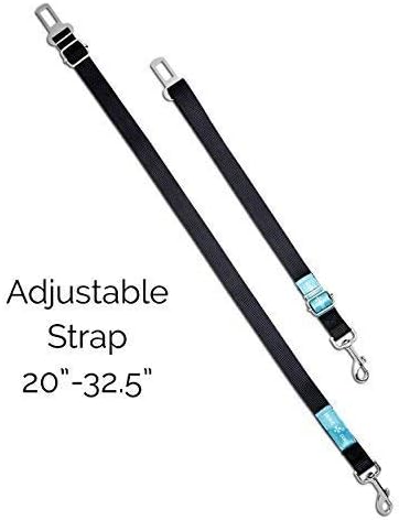 Dog Seat Belt Pet Dog Cat Car Seatbelt Safety Tether - 2 Pack - Adjustable Harness Belts Pet Leash - Heavy Duty Nylon Seatbelts - Universal Fit Cars Truck SUV - Image 5