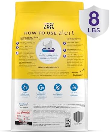 Purina Tidy Cats Tidy Care Alert Cat Health Monitoring Non Clumping Cat Litter with Silica Crystals - 8 Pound (Pack of 2) - Image 6