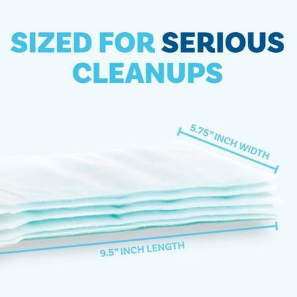 Scrubby Pet No Rinse Pet Wipes | Rinse Free Shampoo Mittens | Dogs & Cats | Bath Wipes - Bathing & Washing Pets, Hypoallergenic | No Rinse Wash Mitt | Grooming, Lather Wipe Dry - Pack of 15 - Image 6