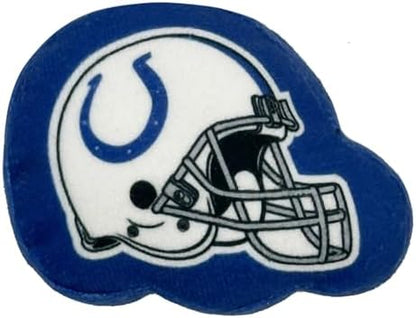 Pets First Best Plush CAT Toy - NFL Indianapolis Colts Complete Set of 3 Piece Cat Toys Filled with Fresh Catnip. Includes: 1 Helmet Cat Toy, 1 Football Cat Toy with Feathers & 1 Beer Bottle - Image 2
