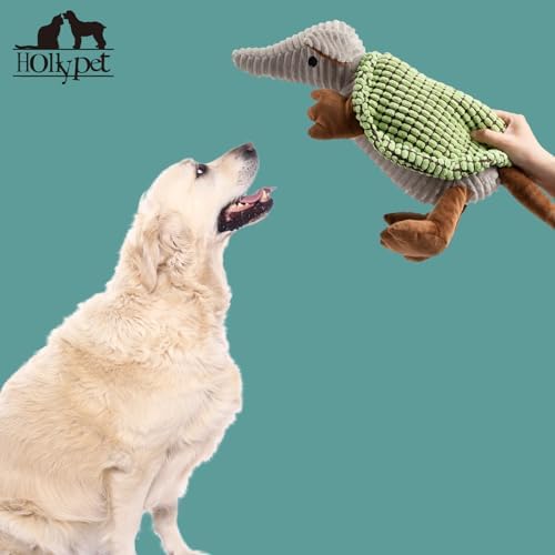 Hollypet Armadillo Squeaky Dog Toys for Medium Large Dogs, 14" - Image 5