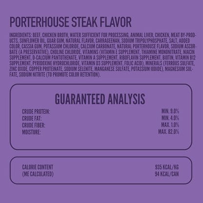 A Strong Heart Porterhouse Steak Flavor Dog Food Cups, 3.5oz, 12-Pk - Image 4