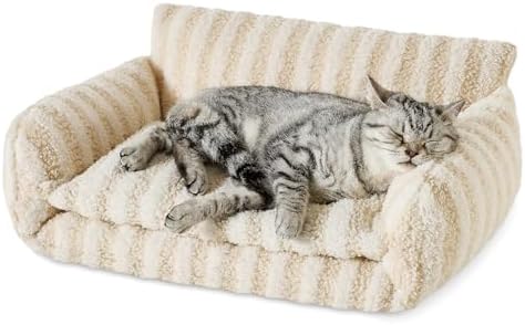 Hollypet Cat Bed Small Dog Orthopedic Couch Beds for Pets up to 13 lbs by Hollypet