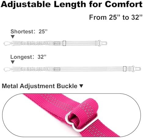 Dog Seat Belt for Car, Car Harness with Locking Aluminum Hook - Image 7